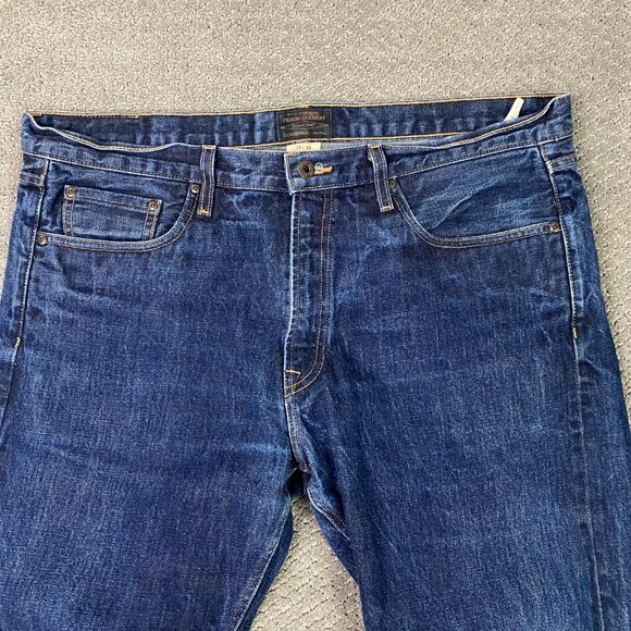 Filson Selvedge Jeans Men's 38 x 34 Fits 39 x 29 Blue Cotton Rail Splitter CC - Picture 2 of 15